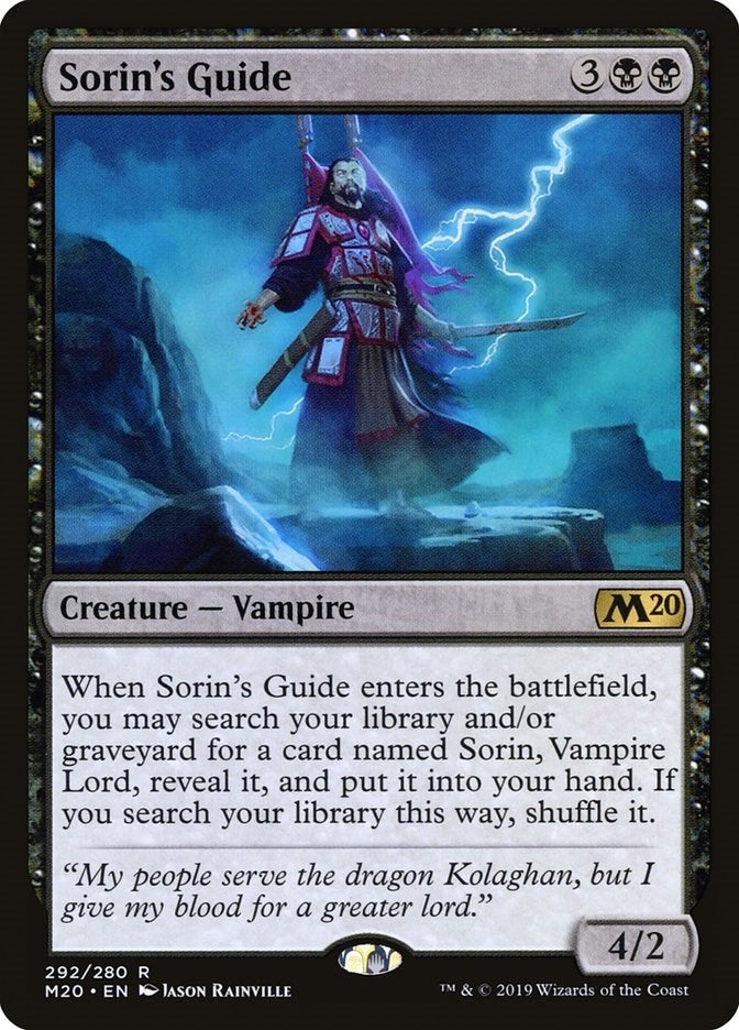 Sorin's Guide (292) (Core Set 2020)