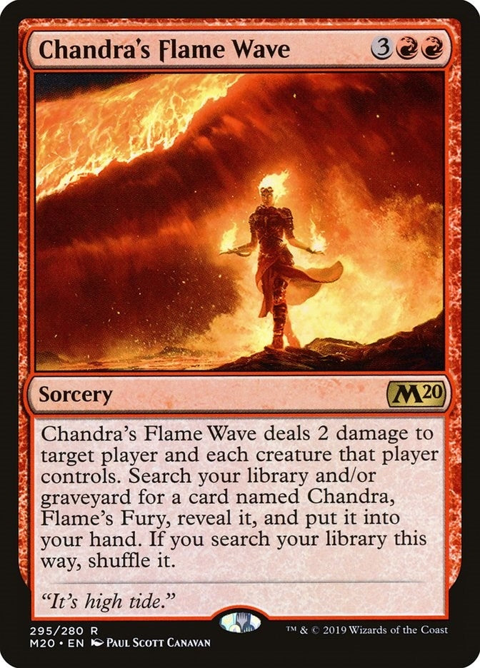 Chandra's Flame Wave (295) (Core Set 2020)