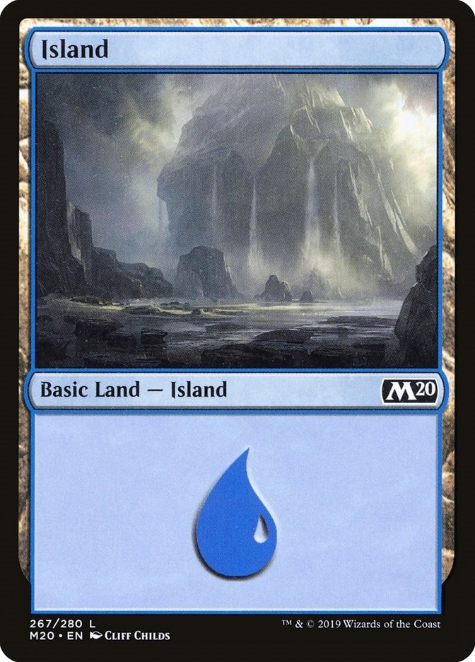 Island (267) (267) (Core Set 2020)