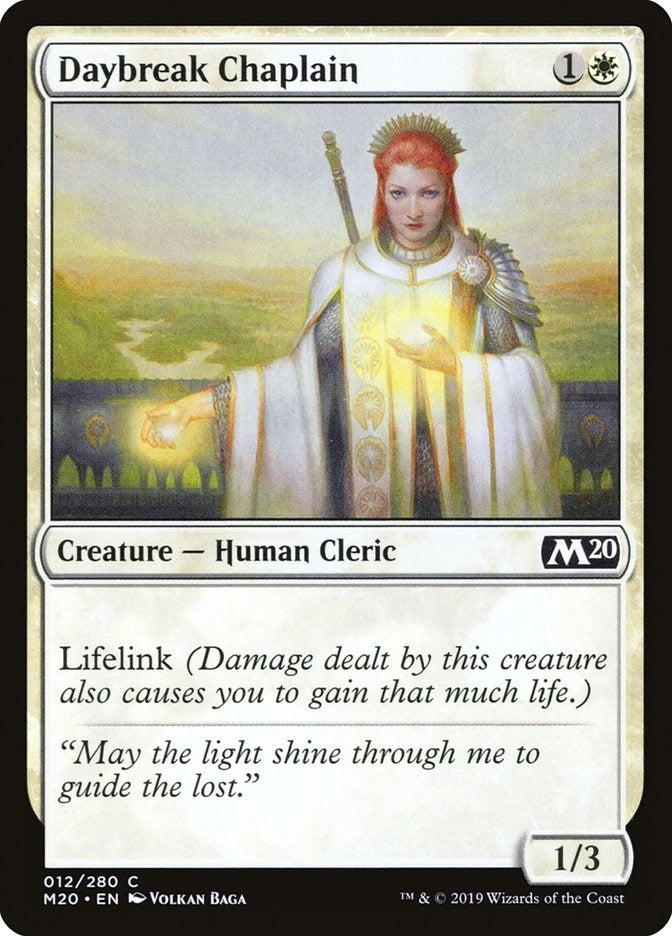 Daybreak Chaplain (12) (Core Set 2020)