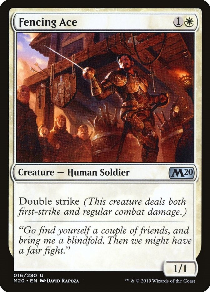 Fencing Ace (16) (Core Set 2020)