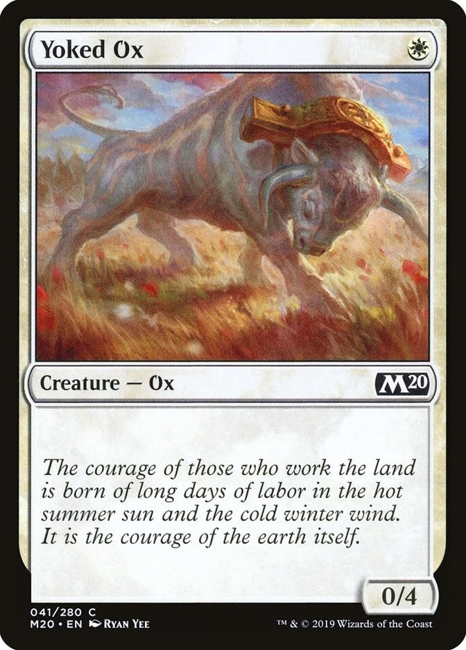 Yoked Ox (41) (Core Set 2020)