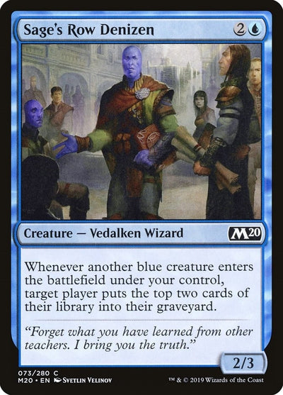 Sage's Row Denizen (73) (Core Set 2020)