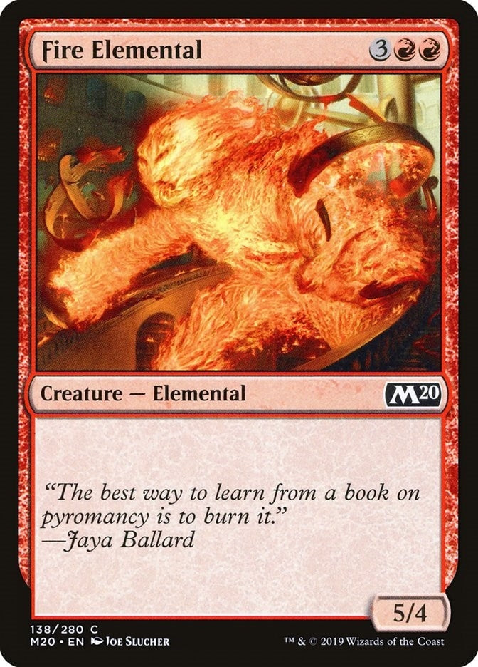 Fire Elemental (138) (Core Set 2020)