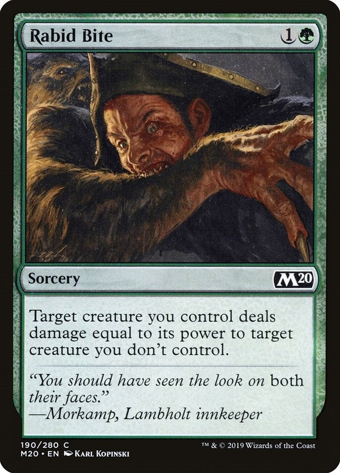 Rabid Bite (190) (Core Set 2020)