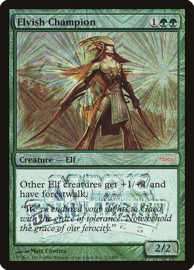 Elvish Champion (Scholarship Series) (2) (Junior Series Promos)