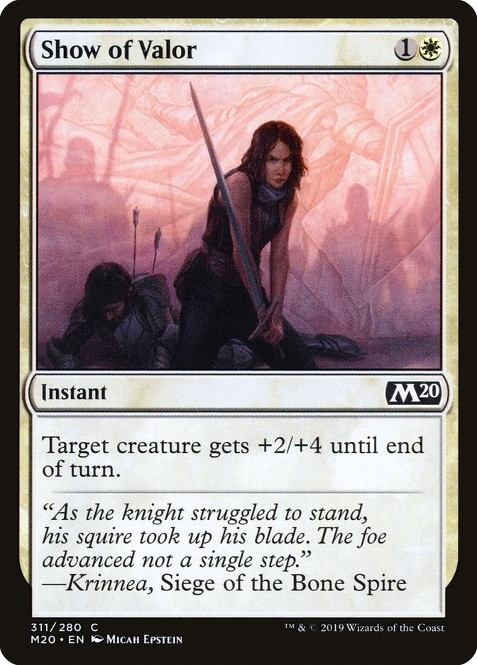 Show of Valor (311) (Core Set 2020)