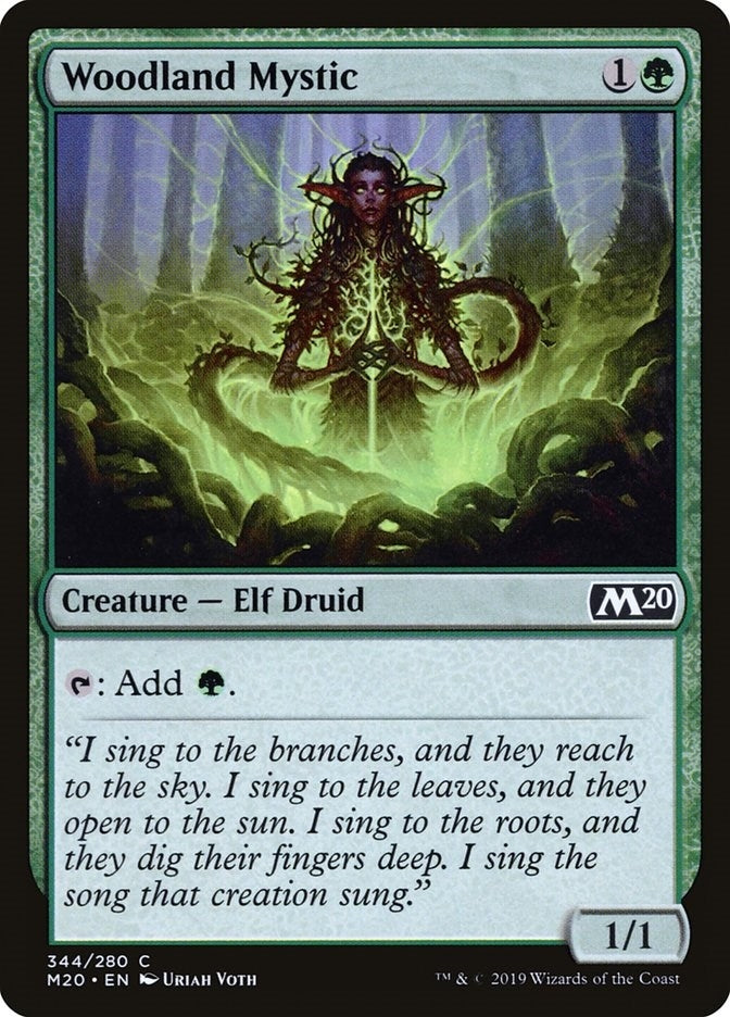 Woodland Mystic (344) (Core Set 2020)