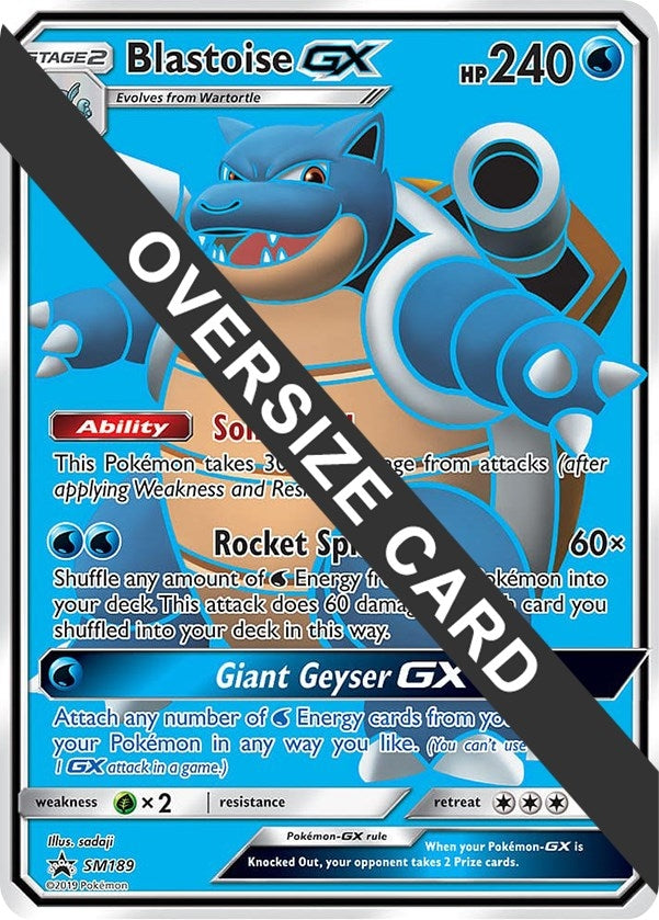 Image for Blastoise GX - SM189 (Black Star Promos) (SM189) (Jumbo Cards) - Pokemon