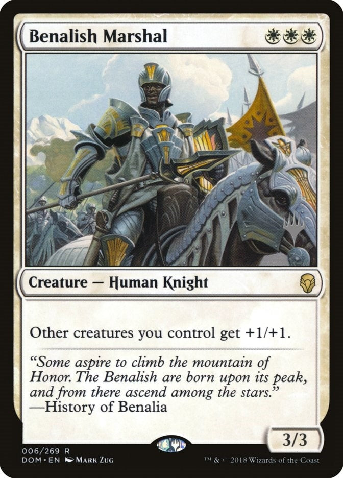 Benalish Marshal (6) (Promo Pack: Core Set 2020)