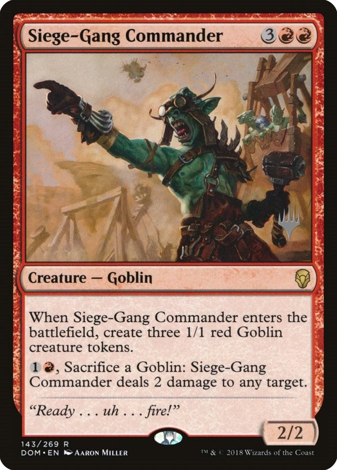 Siege-Gang Commander (143) (Promo Pack: Core Set 2020)