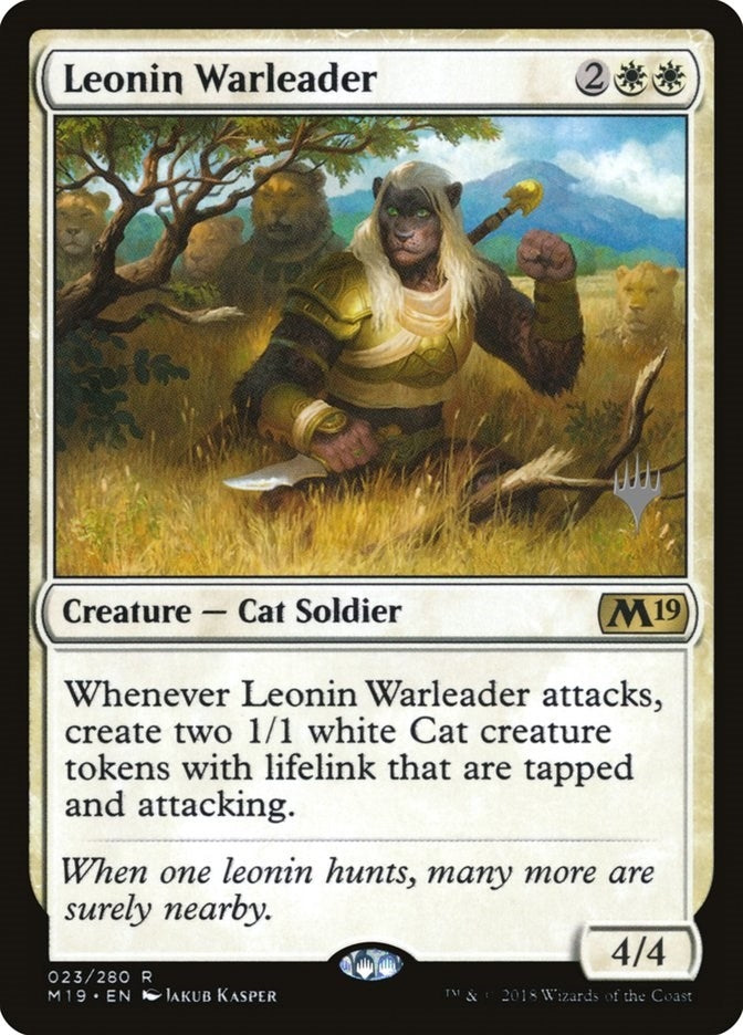 Leonin Warleader (23) (Promo Pack: Core Set 2020)