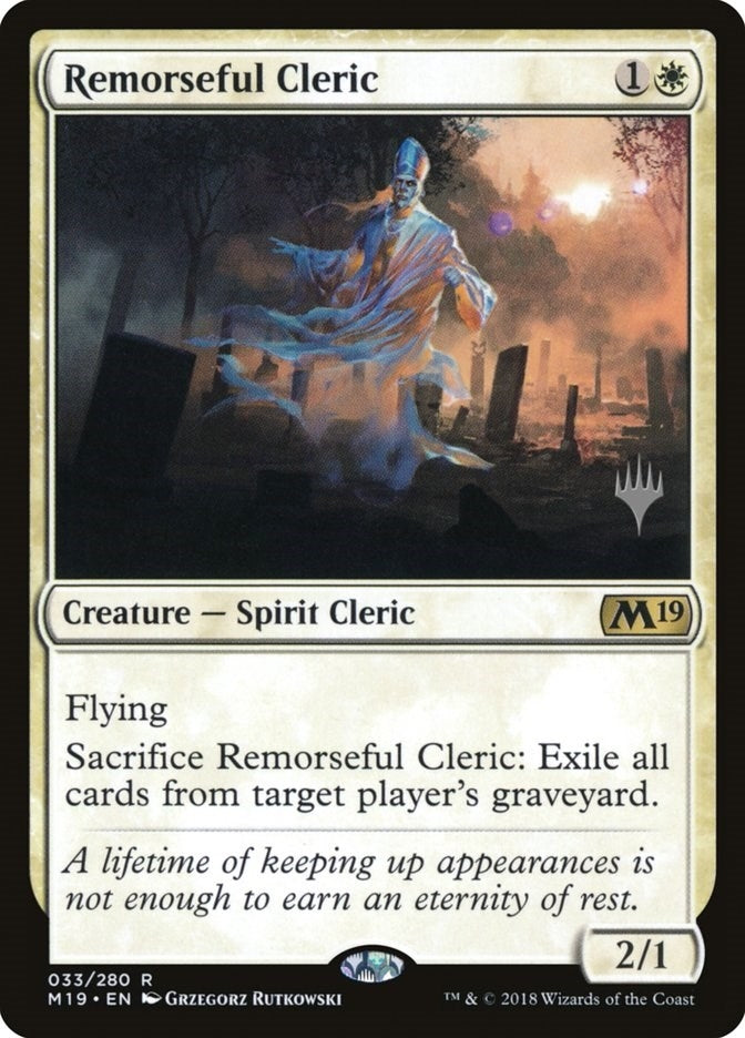 Remorseful Cleric (33) (Promo Pack: Core Set 2020)
