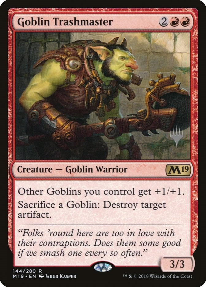 Goblin Trashmaster (144) (Promo Pack: Core Set 2020)
