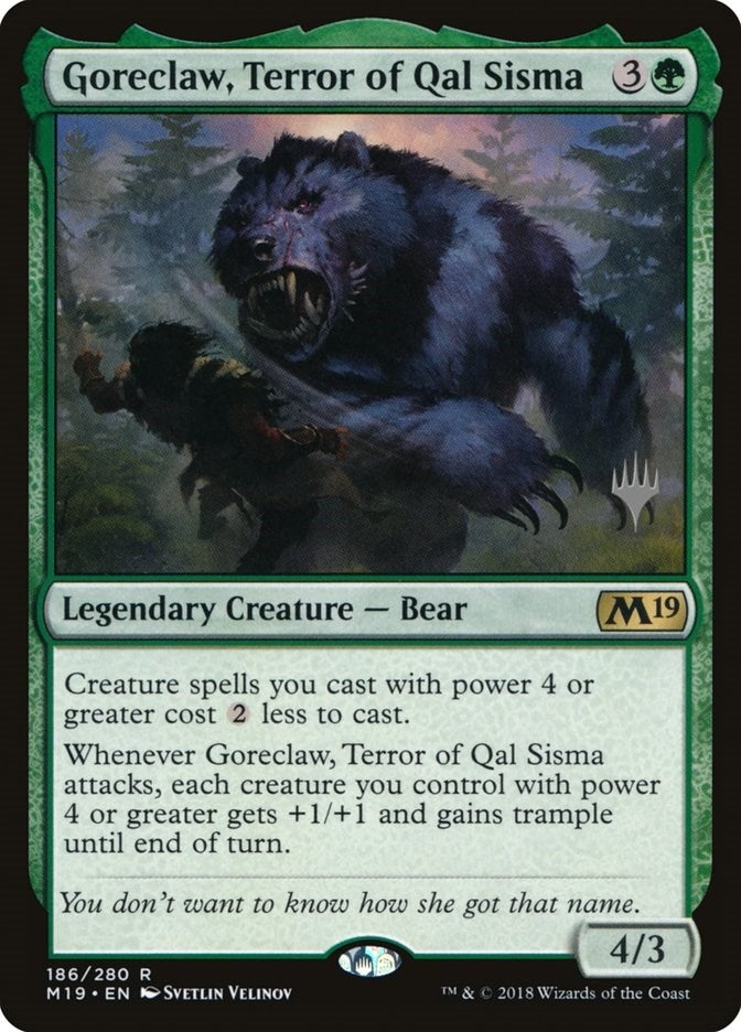Goreclaw, Terror of Qal Sisma (186) (Promo Pack: Core Set 2020)