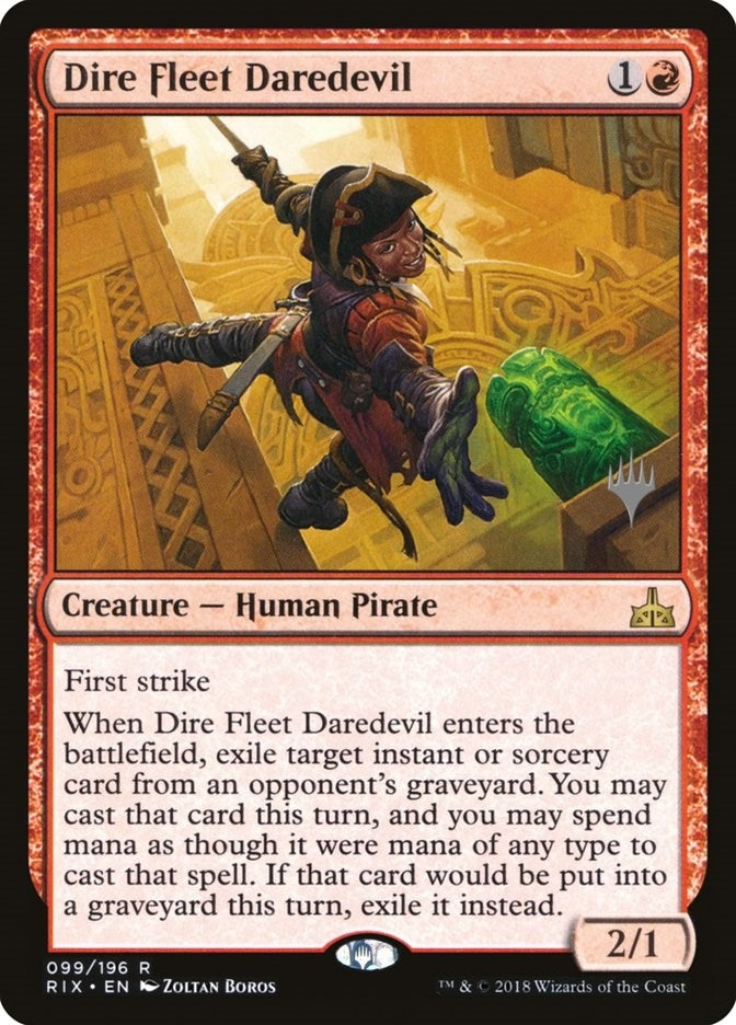Dire Fleet Daredevil (99) (Promo Pack: Core Set 2020)