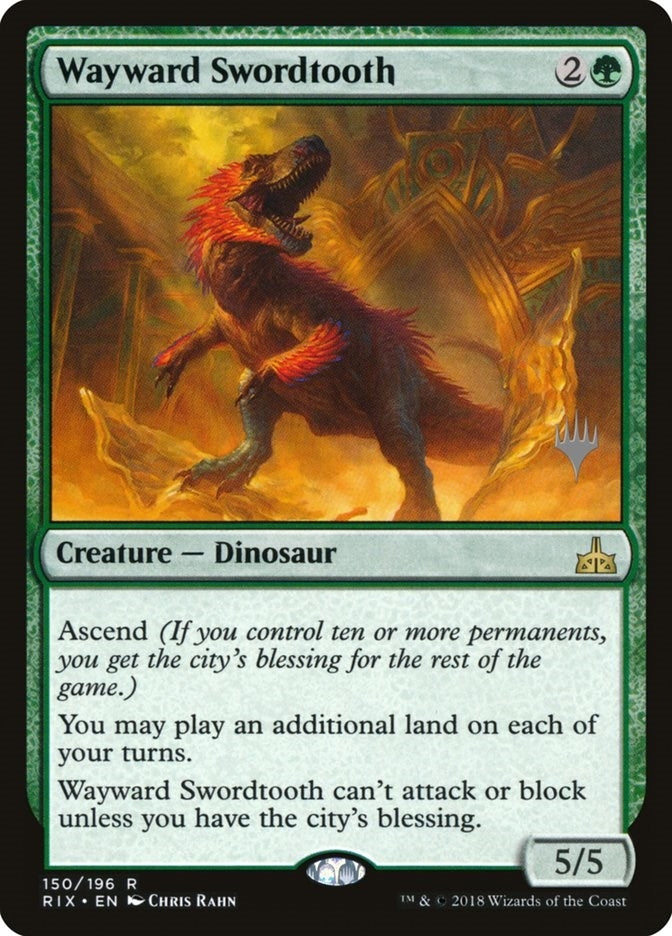 Wayward Swordtooth (150) (Promo Pack: Core Set 2020)