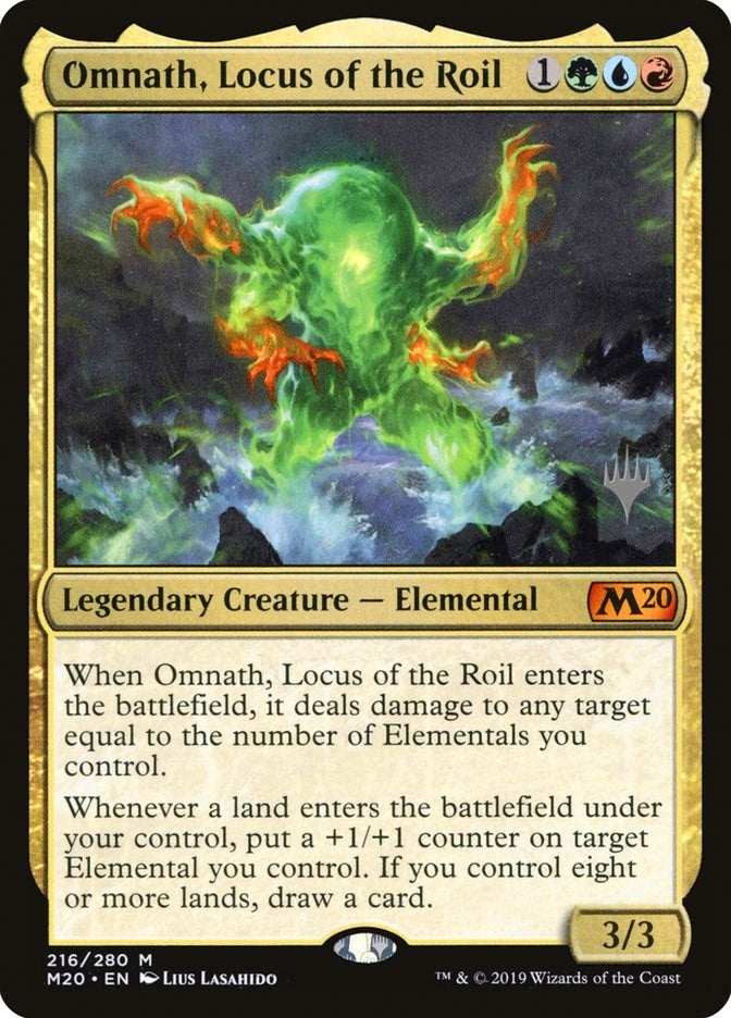 Omnath, Locus of the Roil (216) (Promo Pack: Core Set 2020)
