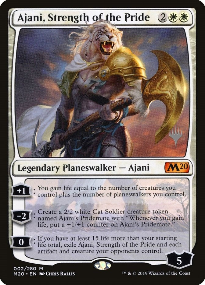 Ajani, Strength of the Pride (2) (Promo Pack: Core Set 2020)