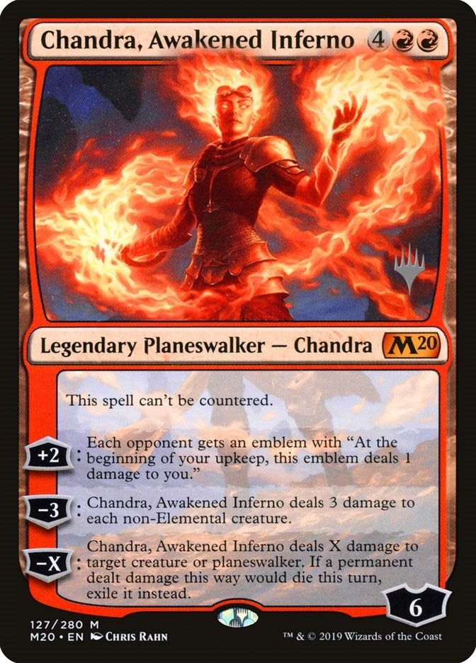 Chandra, Awakened Inferno (127) (Promo Pack: Core Set 2020)