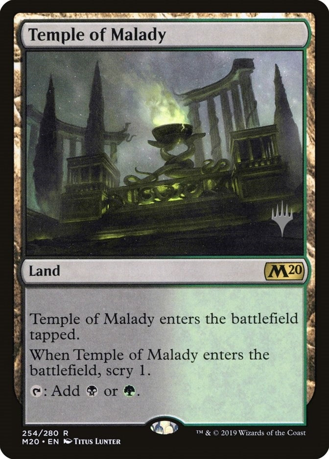 Temple of Malady (254) (Promo Pack: Core Set 2020)
