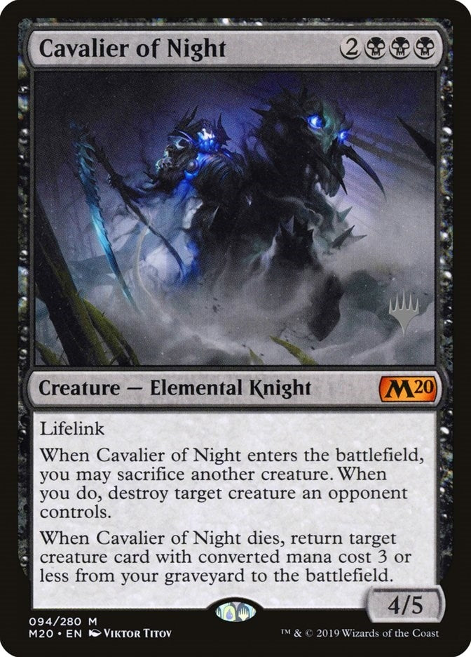 Cavalier of Night (94) (Promo Pack: Core Set 2020)