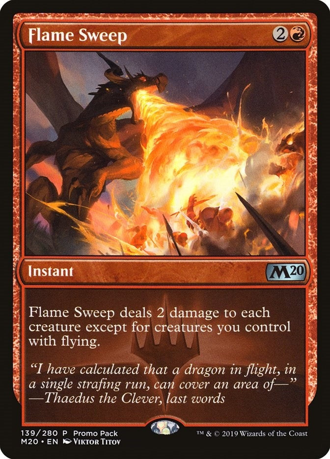 Flame Sweep (139) (Promo Pack: Core Set 2020)