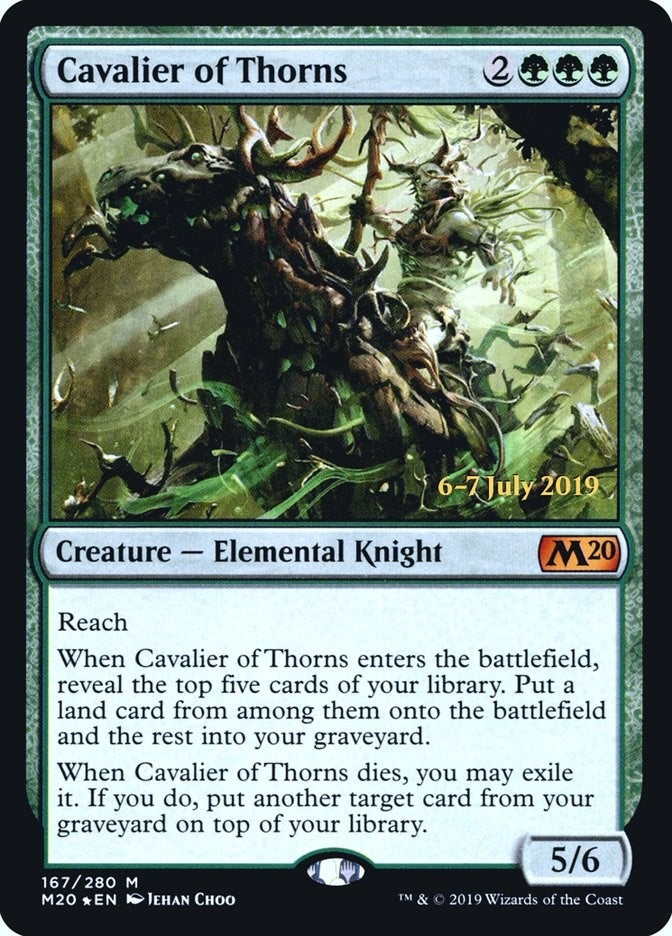 Cavalier of Thorns (167) (Prerelease Cards)