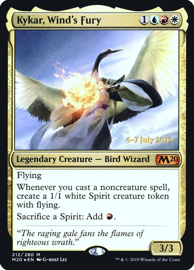 Kykar, Wind's Fury (212) (Prerelease Cards)