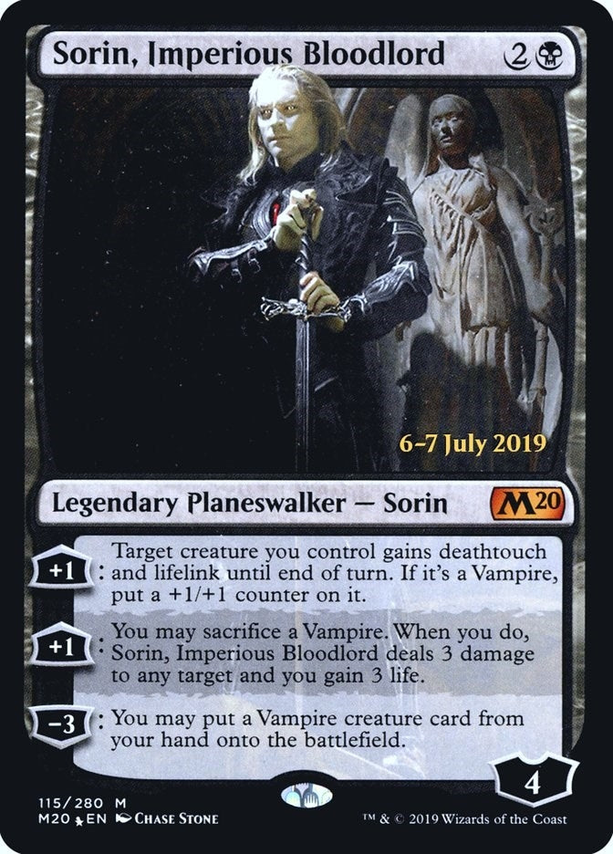 Sorin, Imperious Bloodlord (115) (Prerelease Cards)