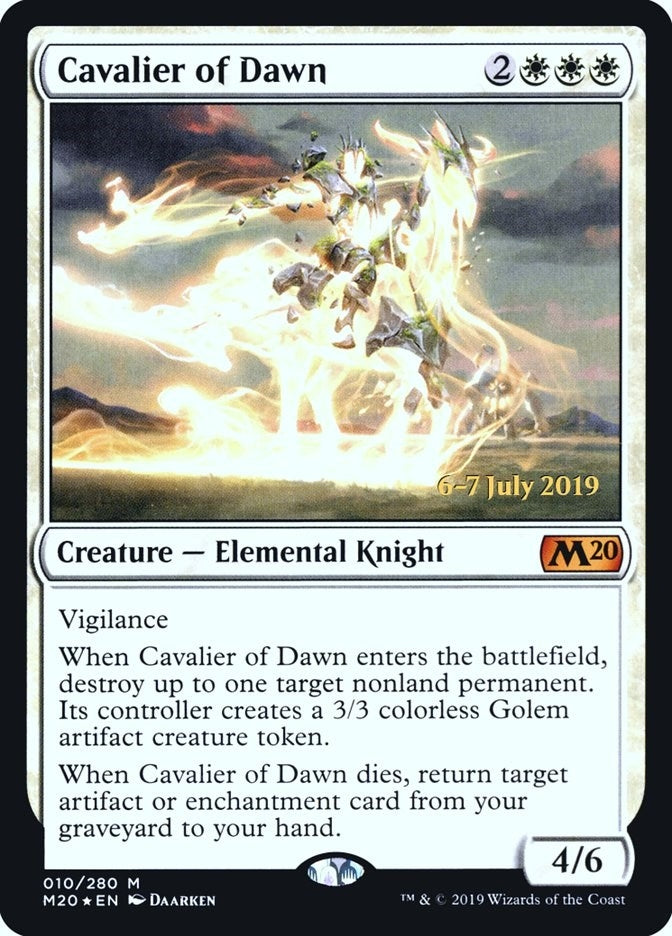 Cavalier of Dawn (10) (Prerelease Cards)