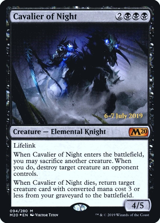 Cavalier of Night (94) (Prerelease Cards)