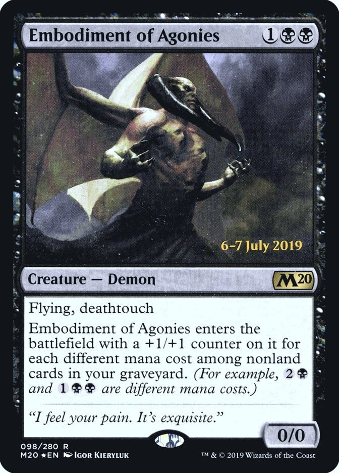Embodiment of Agonies (98) (Prerelease Cards)