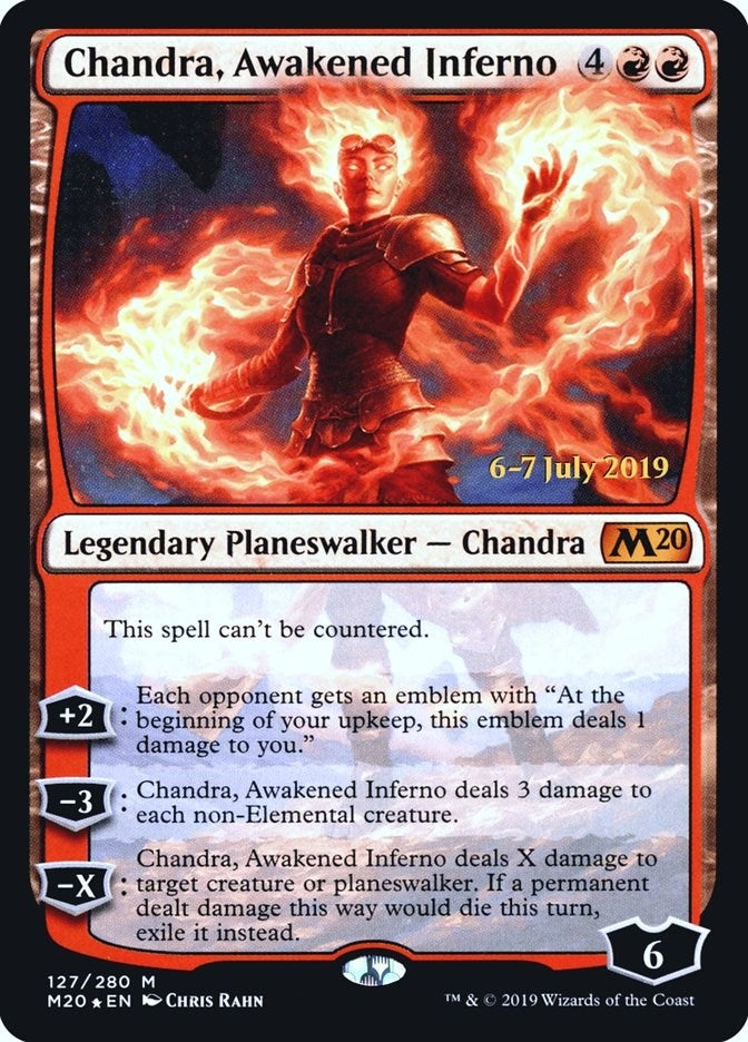 Chandra, Awakened Inferno (127) (Prerelease Cards)