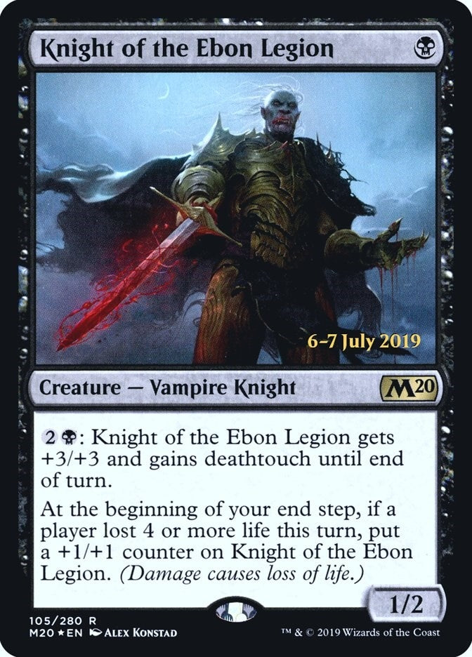 Knight of the Ebon Legion (105) (Prerelease Cards)