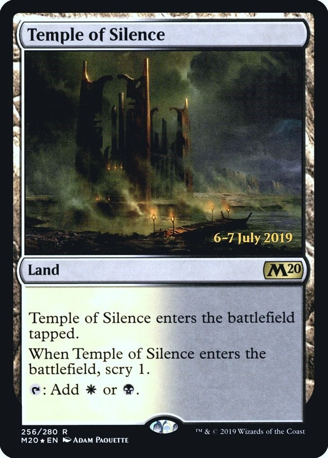 Temple of Silence (M20) (256) (Prerelease Cards)