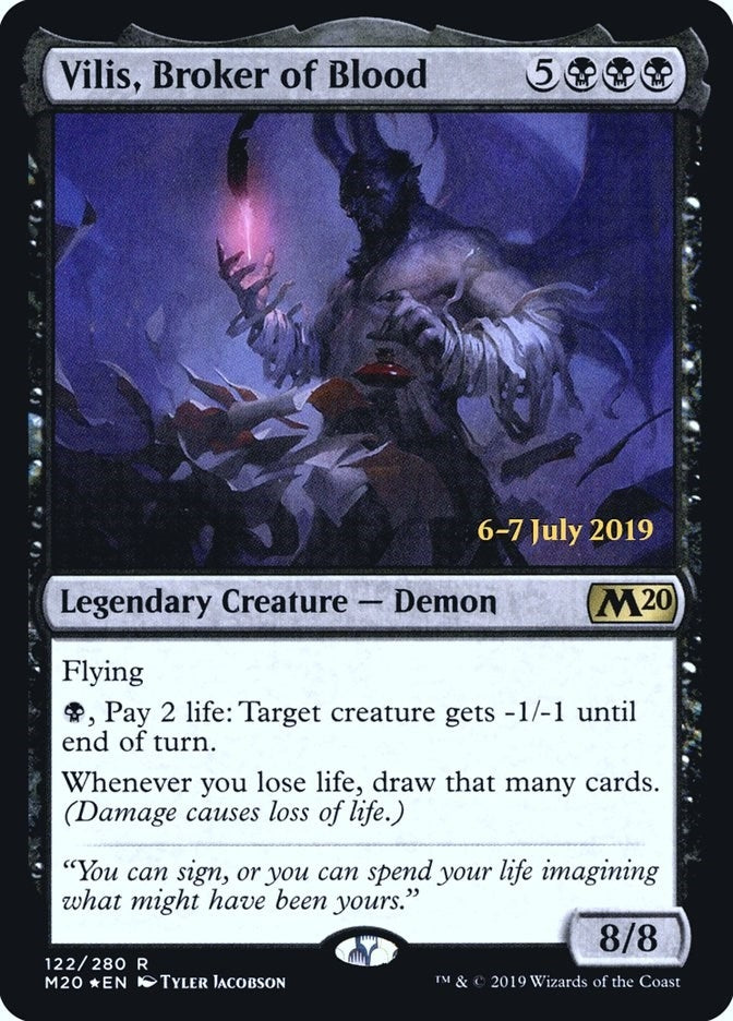 Vilis, Broker of Blood (122) (Prerelease Cards)