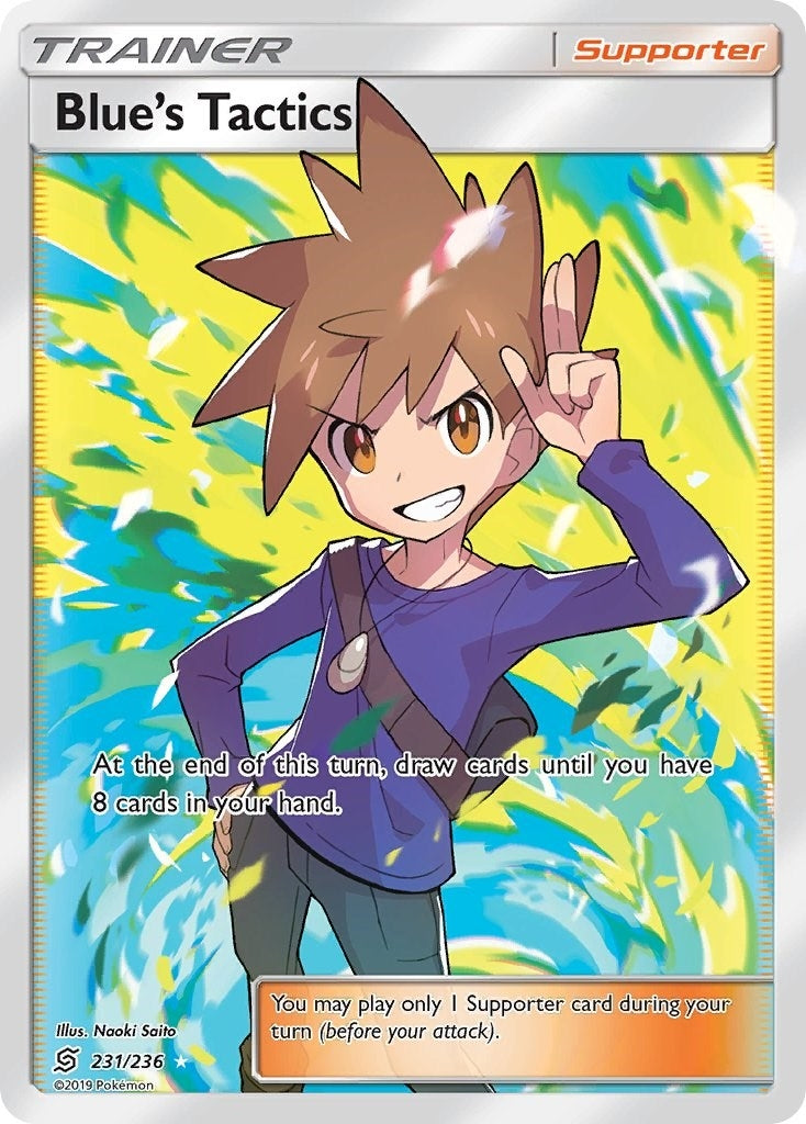 Image for Blue's Tactics (Full Art) (231/236) (SM - Unified Minds) - Pokemon