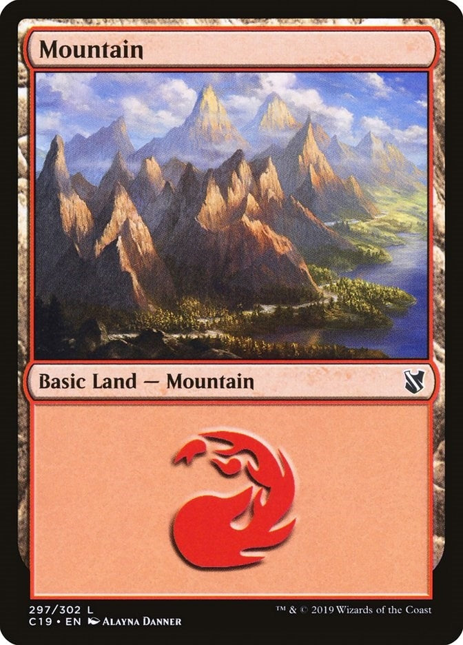 Mountain (297) (297) (Commander 2019)