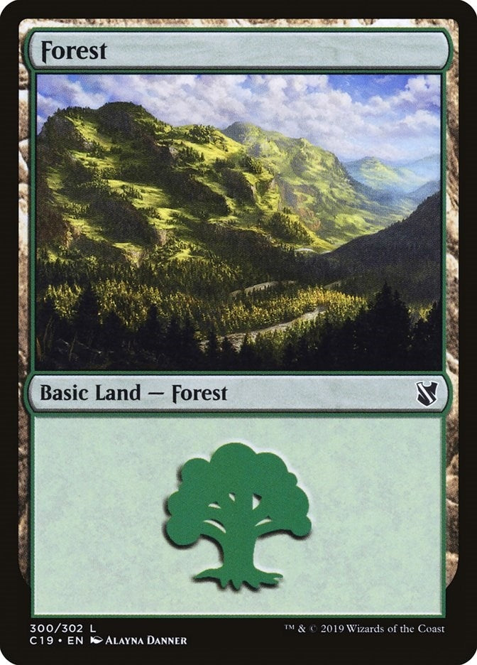 Forest (300) (300) (Commander 2019)