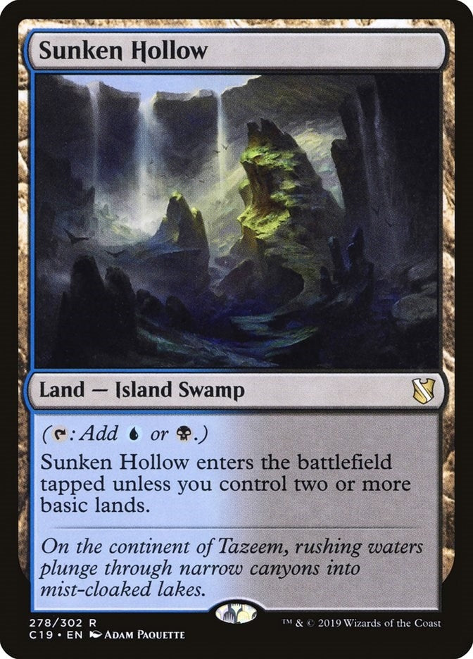Sunken Hollow (278) (Commander 2019)