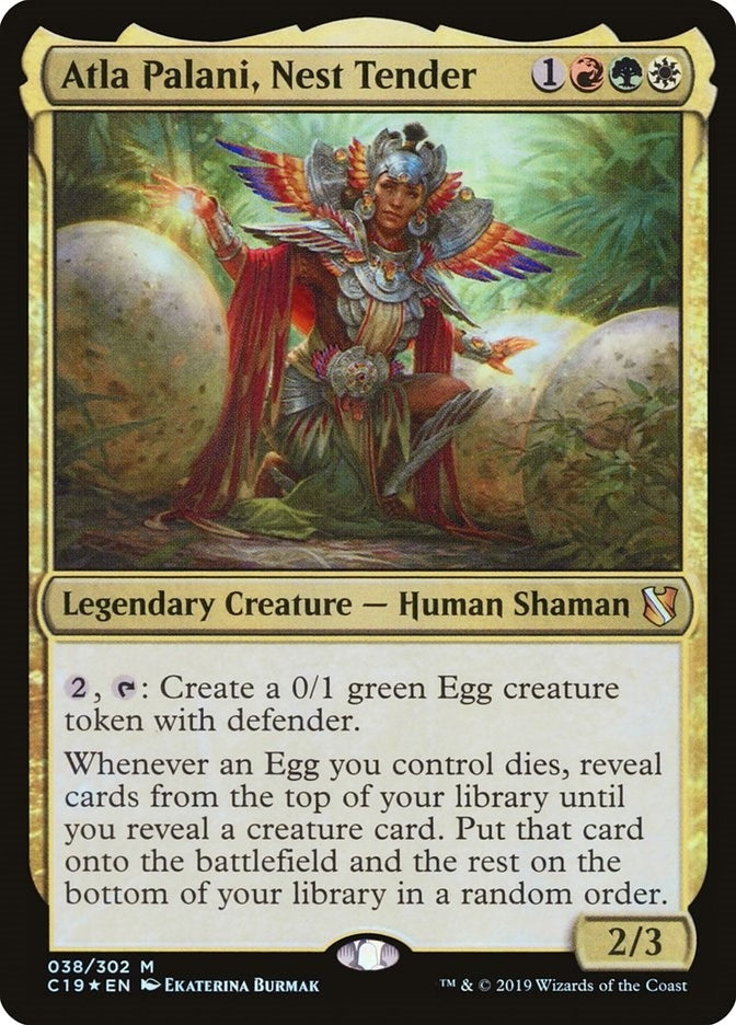 Atla Palani, Nest Tender (38) (Commander 2019)