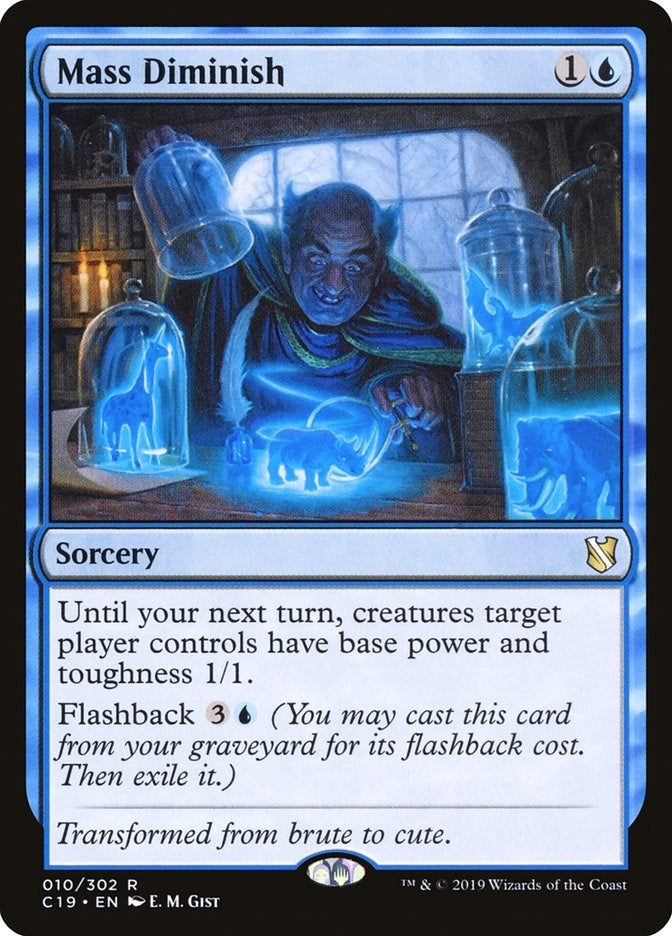 Mass Diminish (10) (Commander 2019)