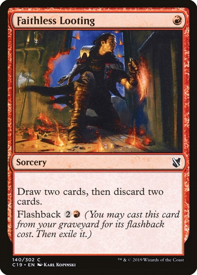 Faithless Looting (140) (Commander 2019)