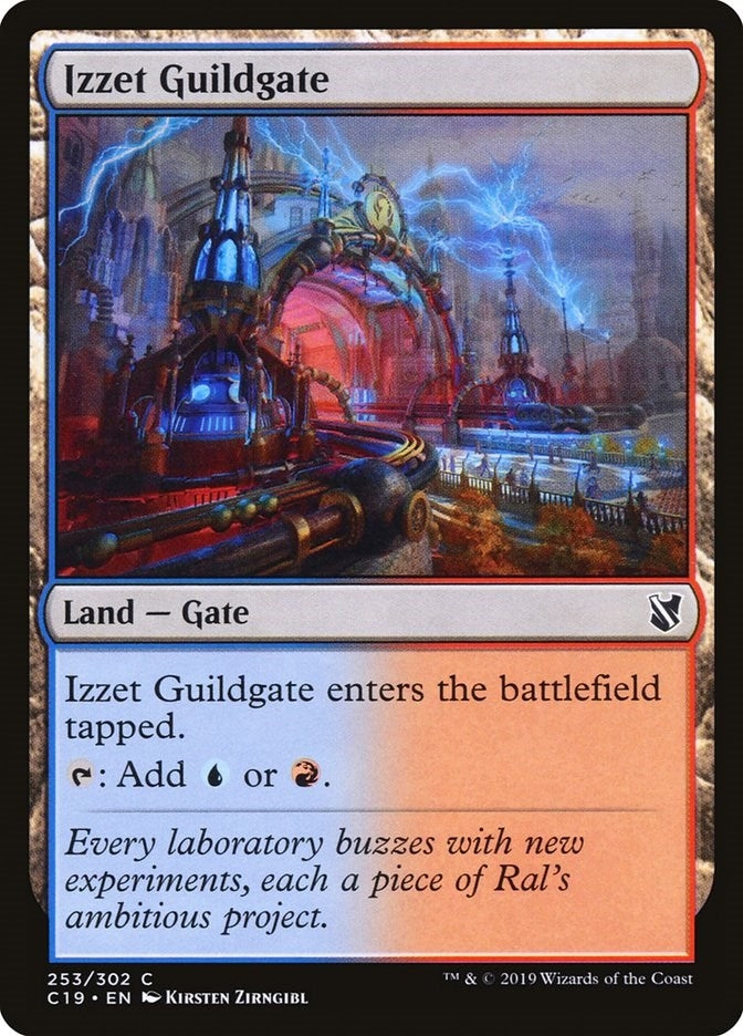Izzet Guildgate (253) (Commander 2019)