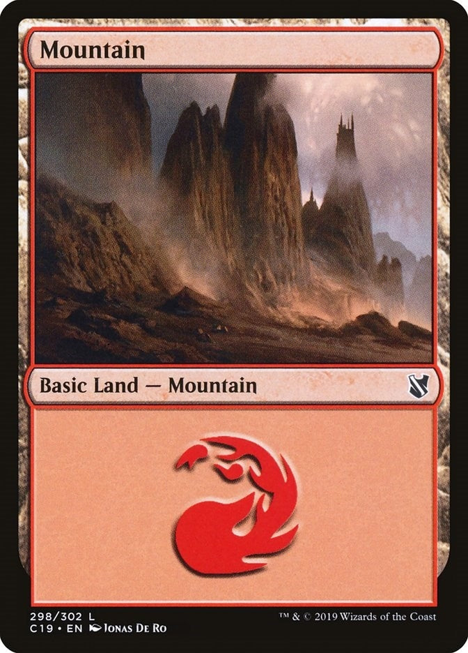 Mountain (298) (298) (Commander 2019)