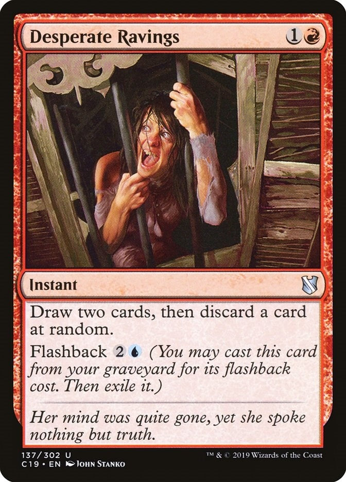 Desperate Ravings (137) (Commander 2019)