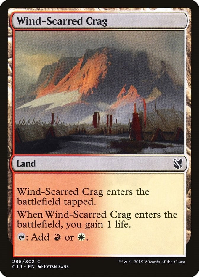 Wind-Scarred Crag (285) (Commander 2019)