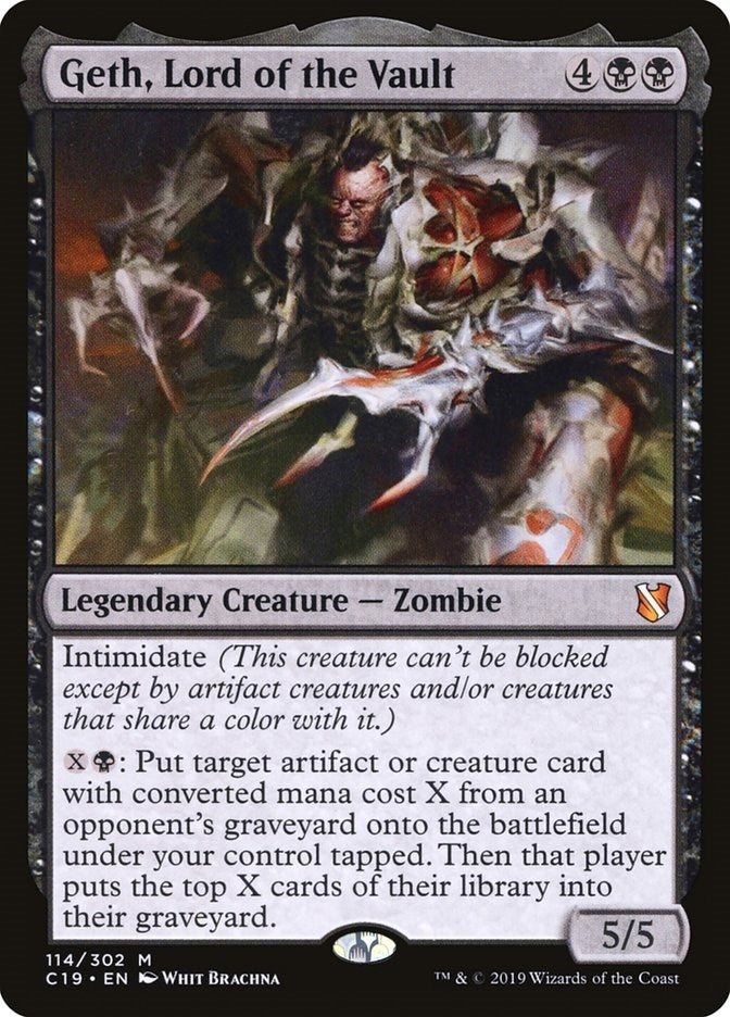 Geth, Lord of the Vault (114) (Commander 2019)