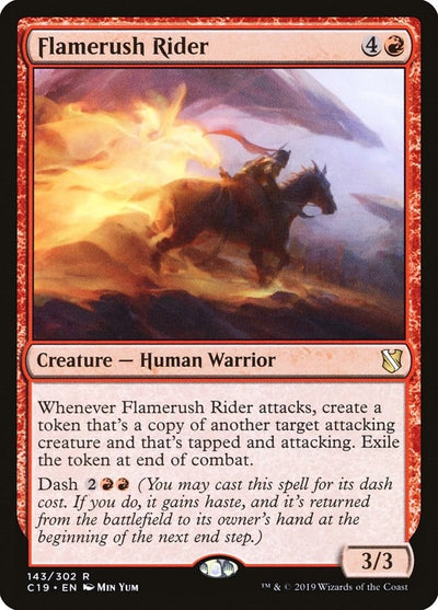 Flamerush Rider (143) (Commander 2019)